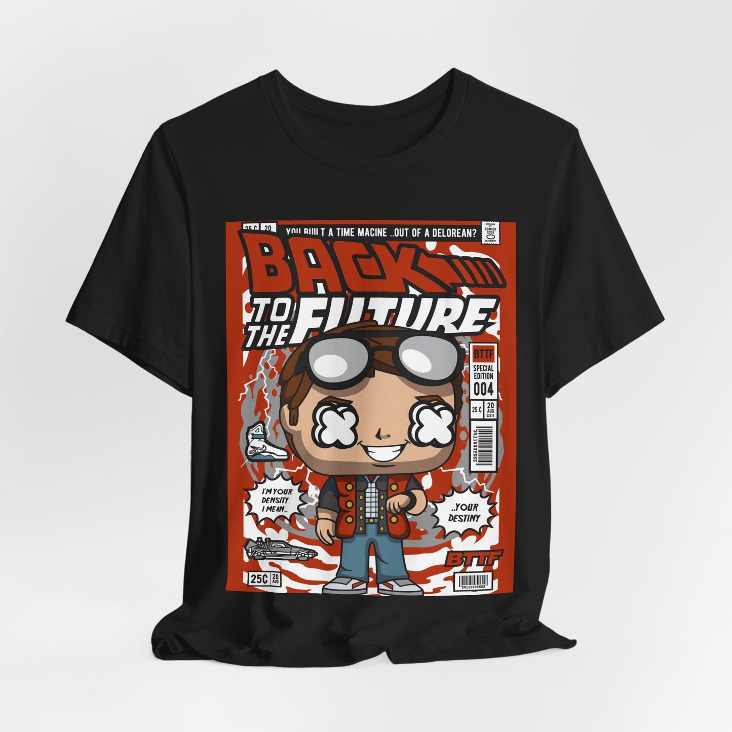 Marty Mcfly Comic T Shirt