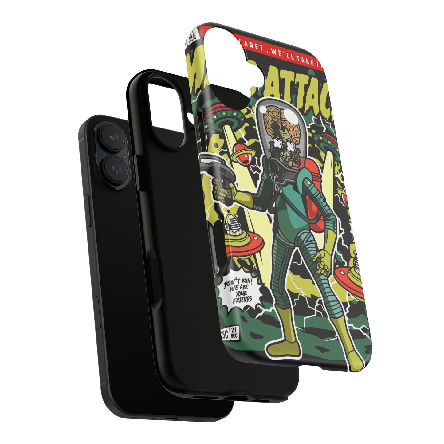 Mars Attack Comic Phone Case
