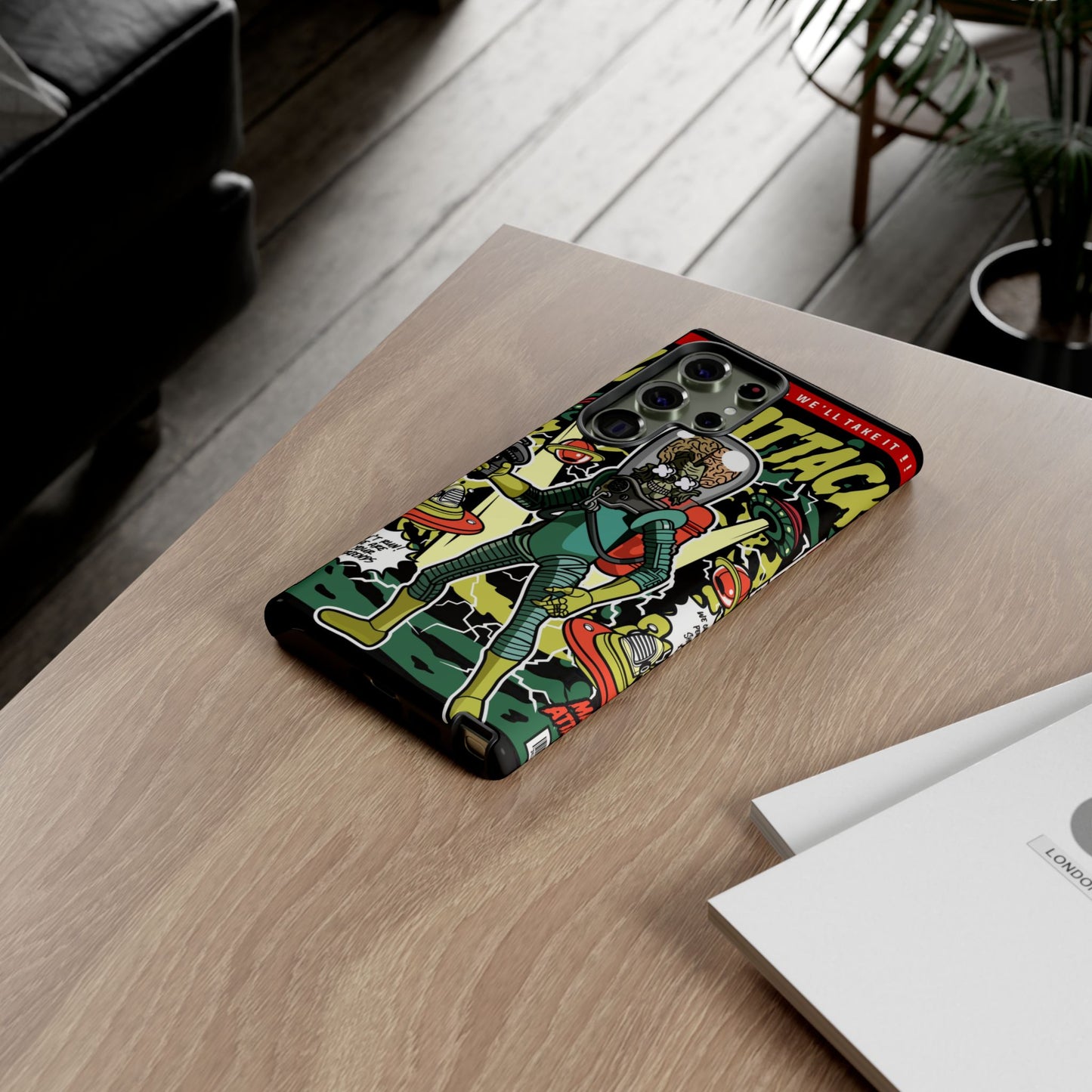 Mars Attack Comic Phone Case