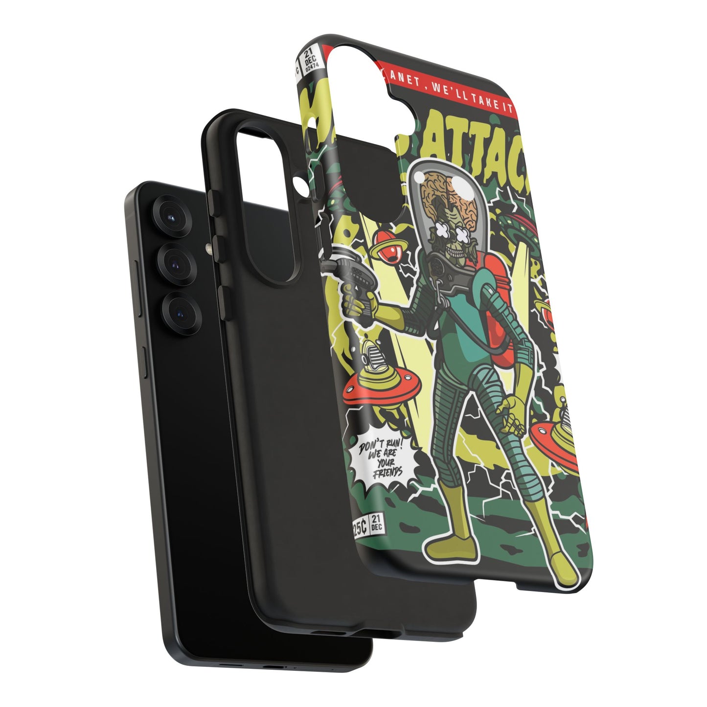 Mars Attack Comic Phone Case