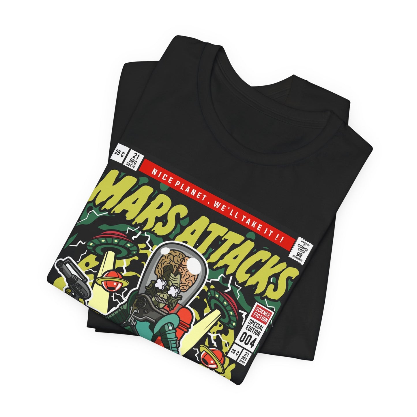 Mars Attack Comic T Shirt