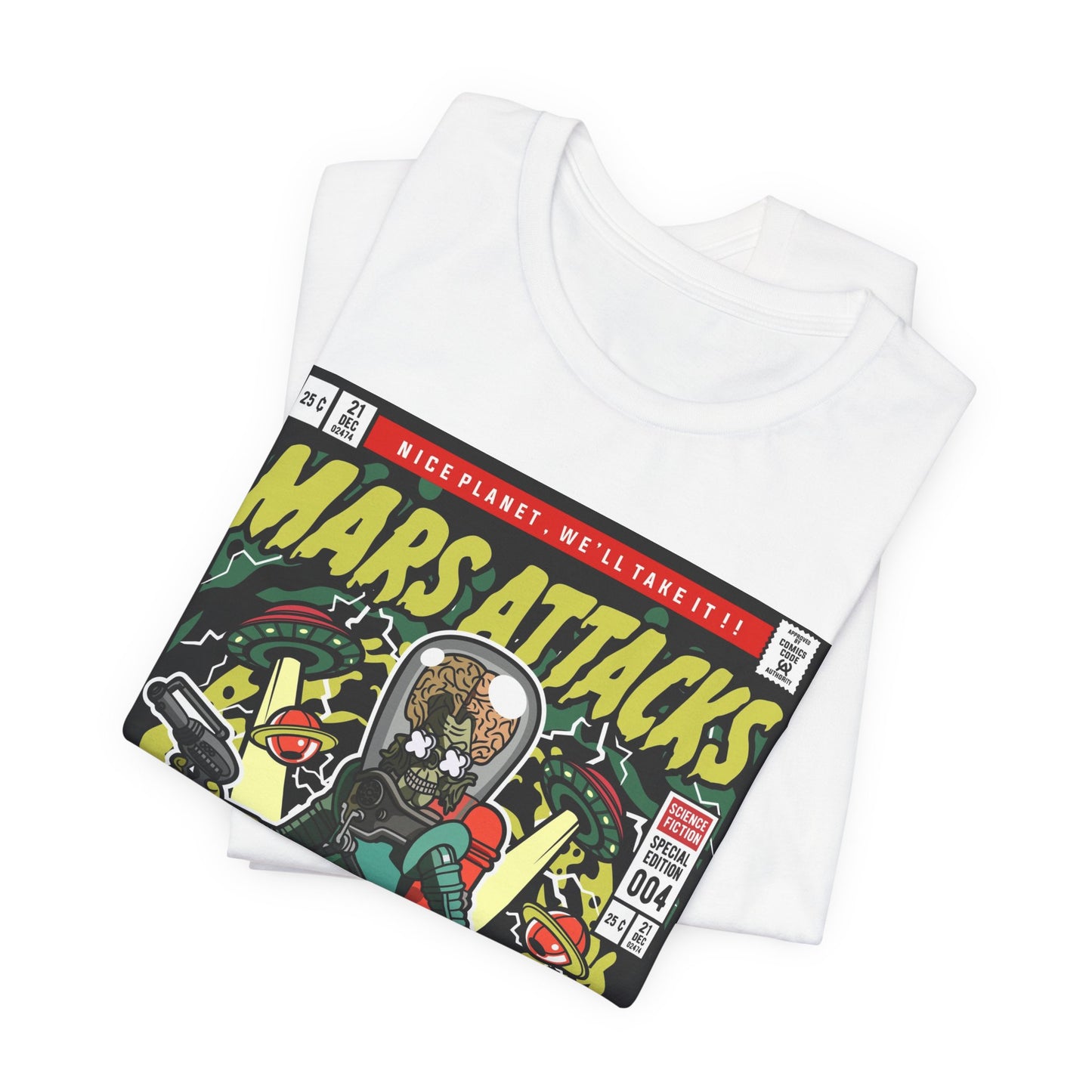 Mars Attack Comic T Shirt