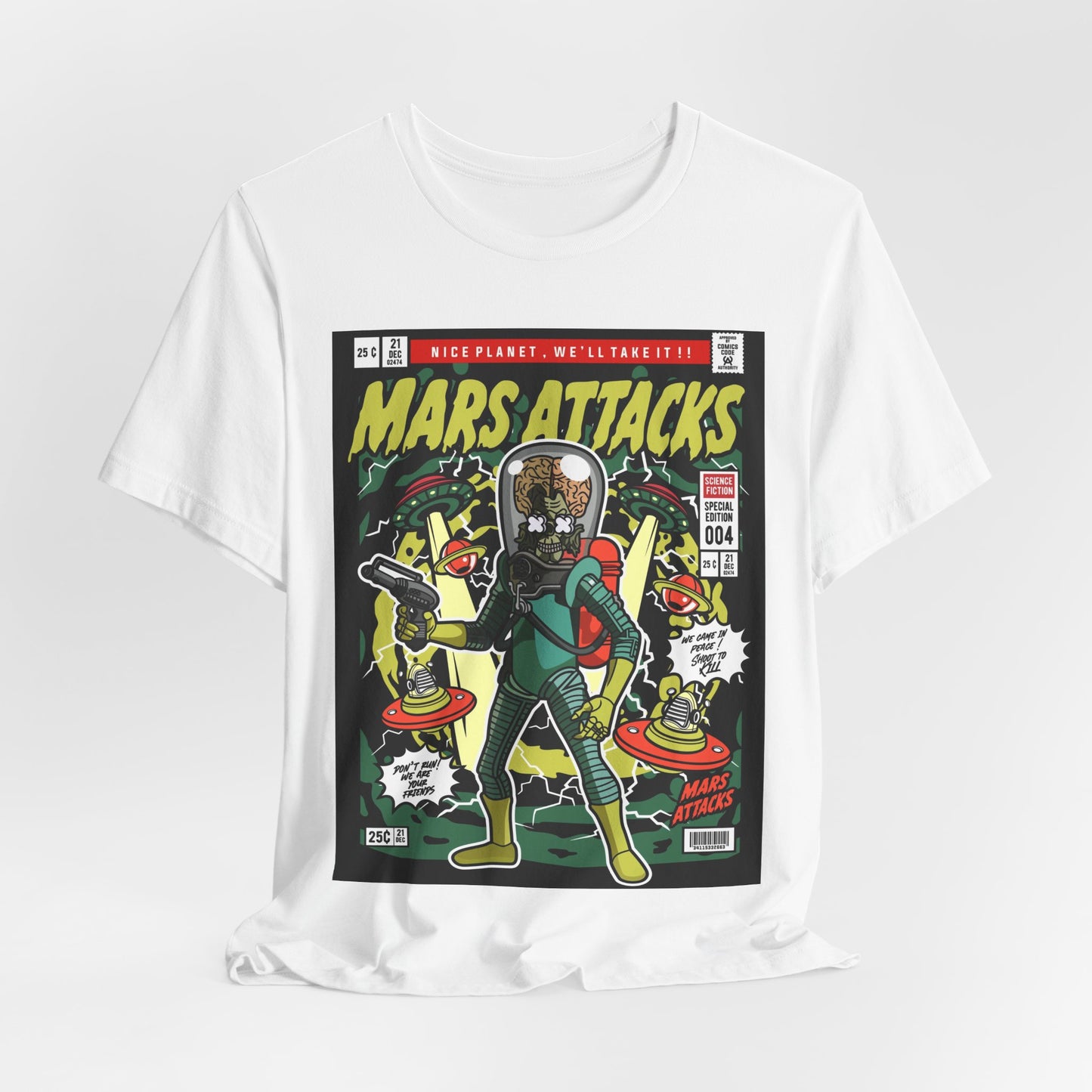 Mars Attack Comic T Shirt