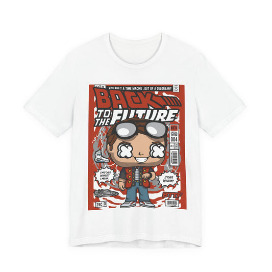 Marty Mcfly Comic T Shirt