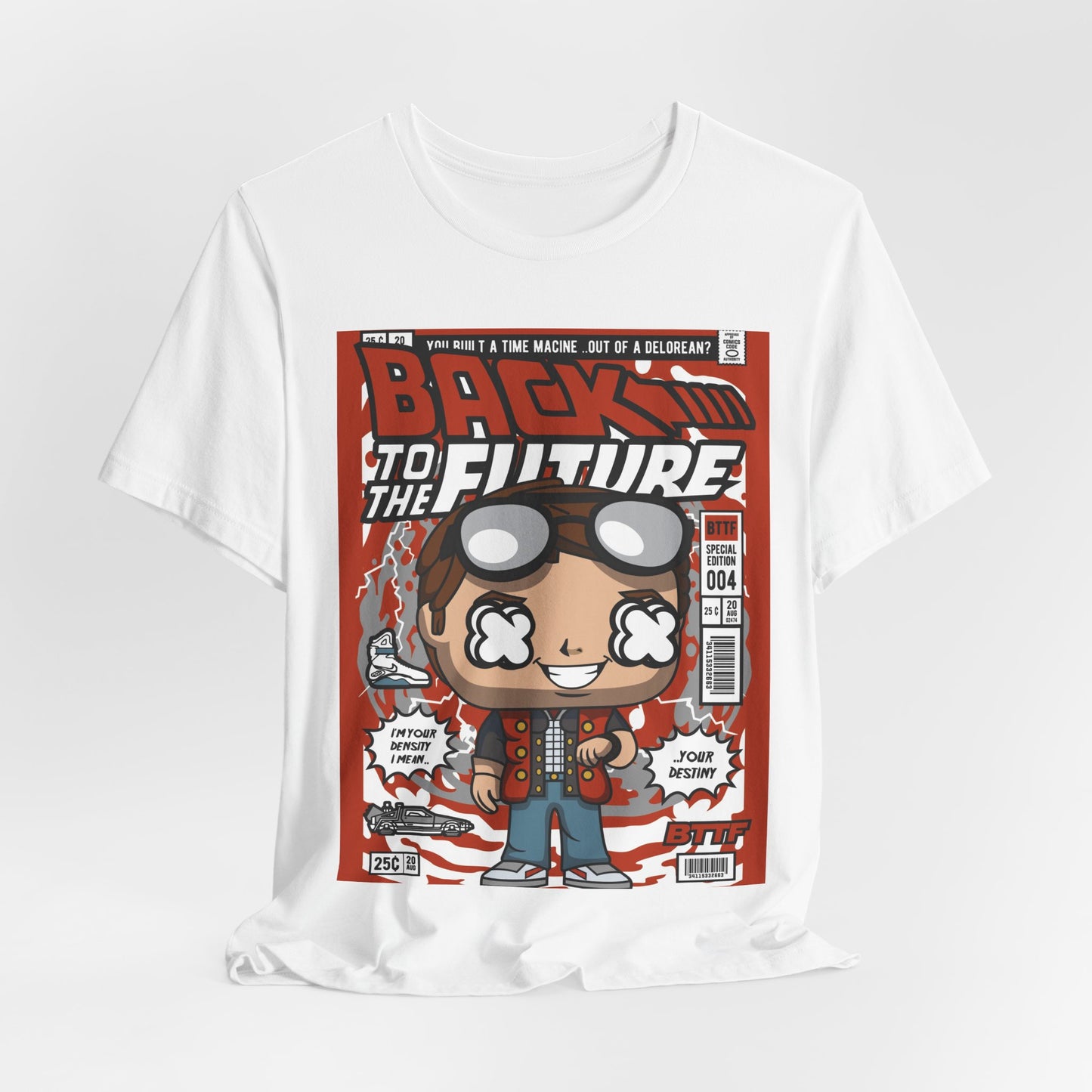 Marty Mcfly Comic T Shirt